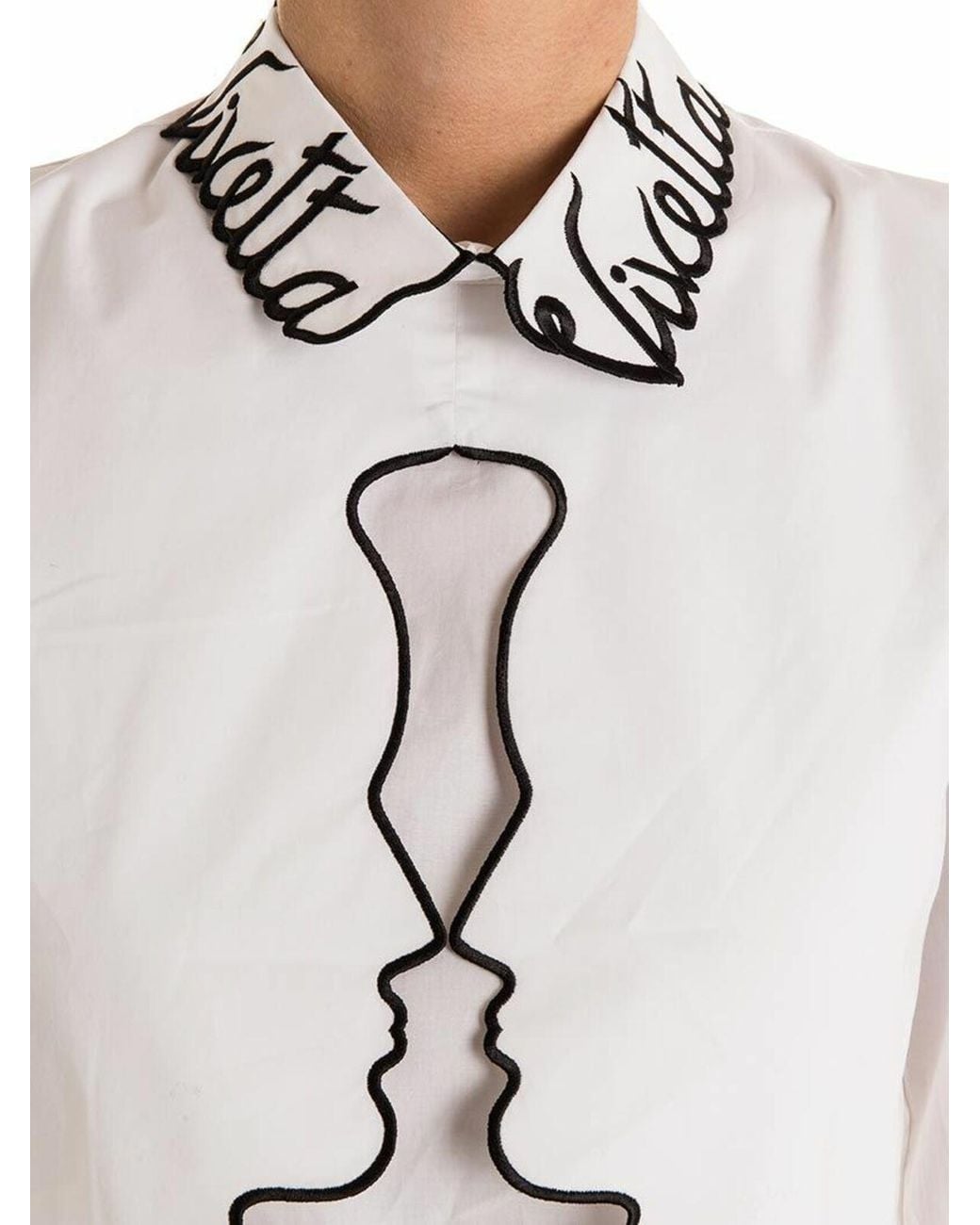 Vivetta Gray Cotton Blouse