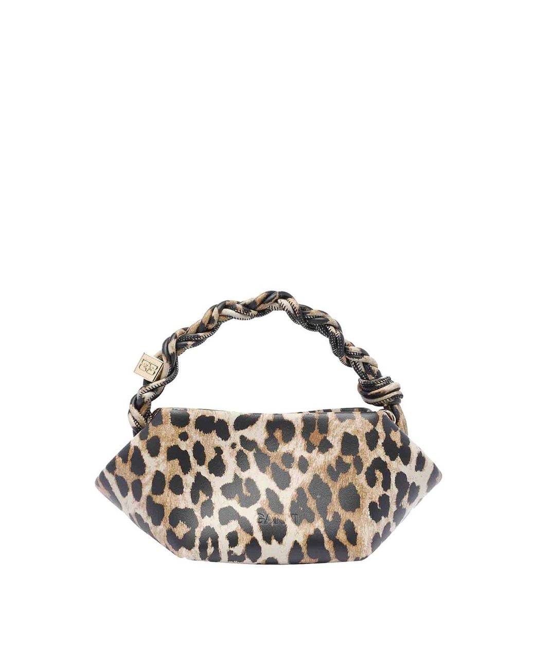 Mini Bou Handbag di Ganni in Metallic