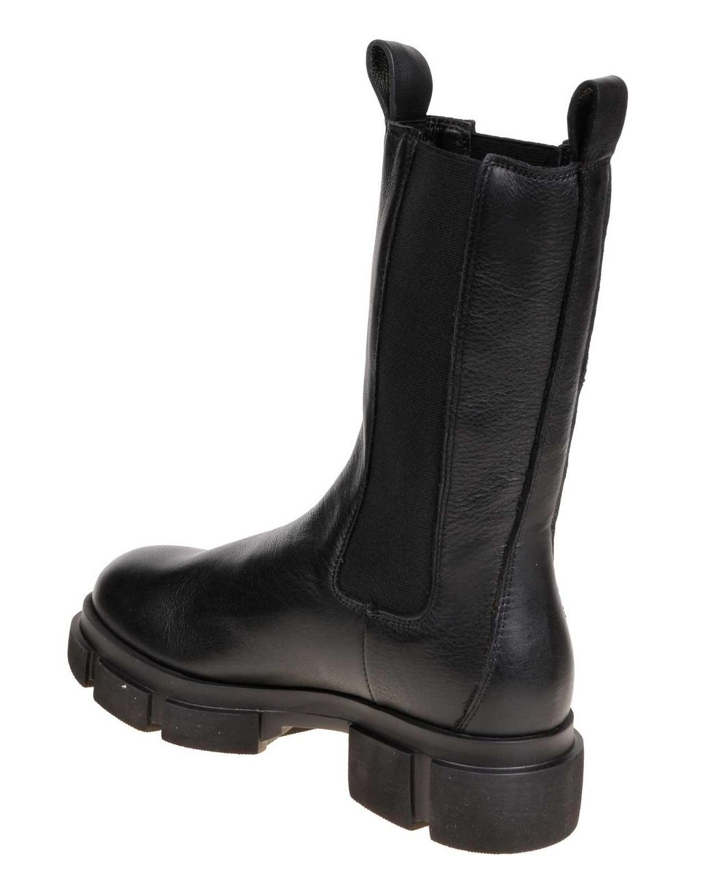 COPENHAGEN Black Leather Chelsea Boot