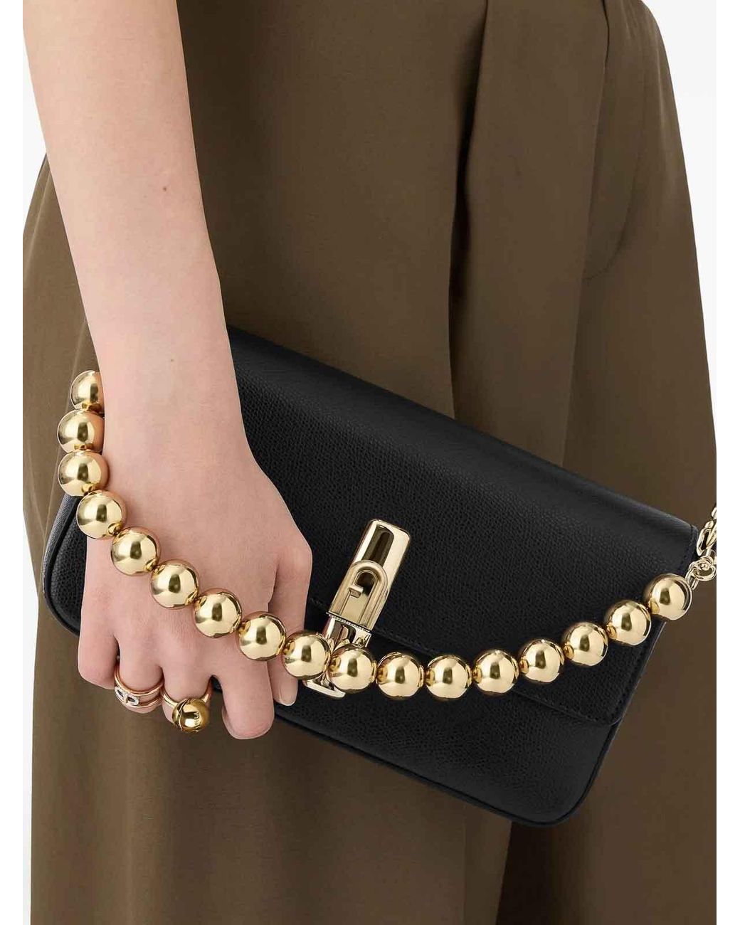 Furla Black Iride S Crossbody