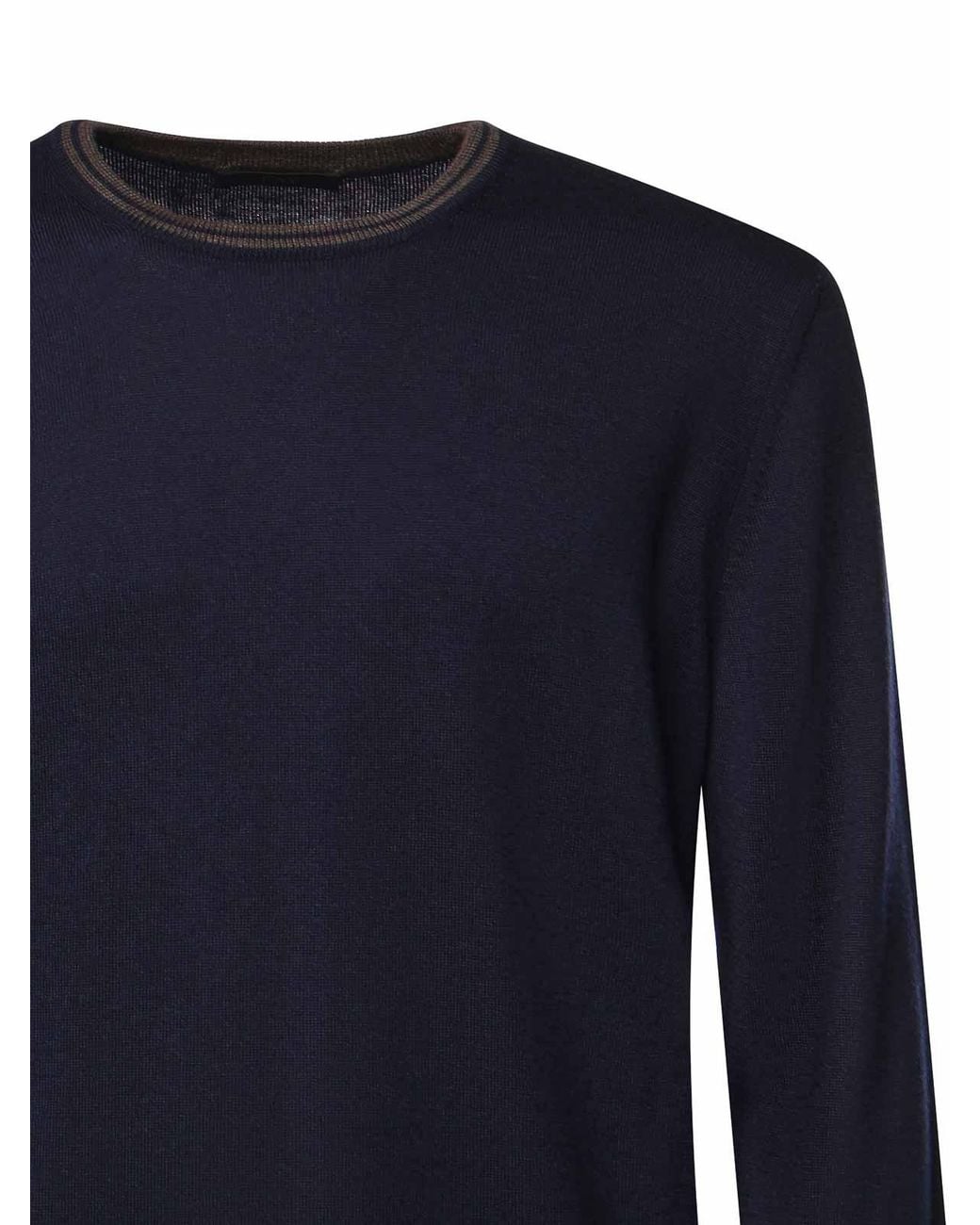 Fay Blue Wool Sweater for men