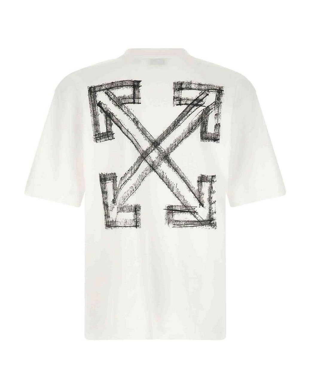 Off-White c/o Virgil Abloh White 'Motion Arrow Skate' T-Shirt for men