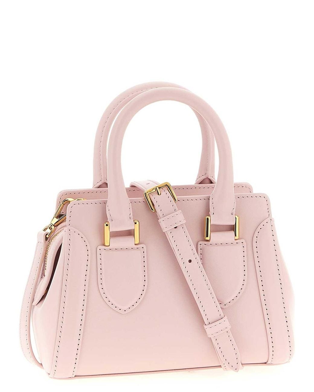 McQueen Pink Birde Mini Handbag
