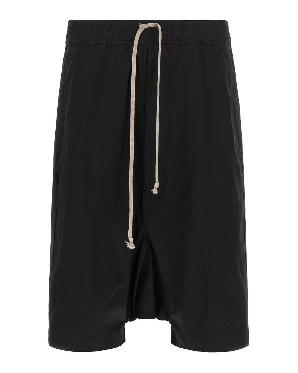 Rick Owens Black Rick S Pods' Bermuda Shorts for men