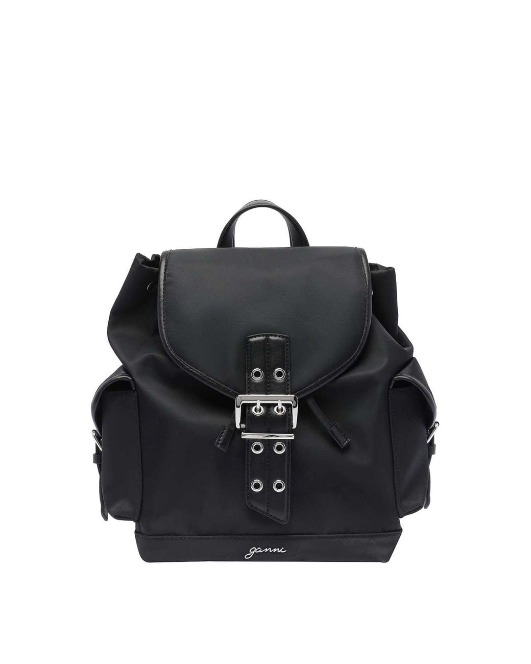 Ganni Black Small Bucky Backpack