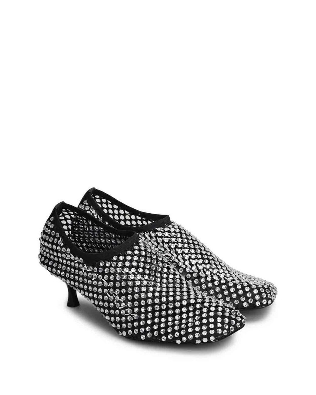 Strategia Black Connie Ballet Shoes T5 With Swarovsky