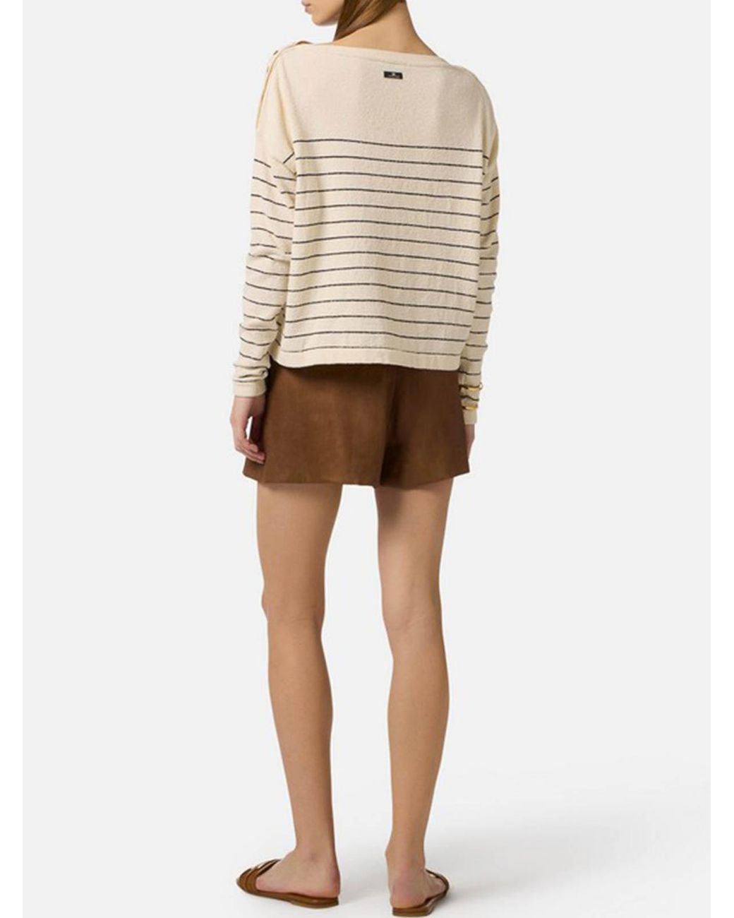 Elisabetta Franchi Brown Trousers