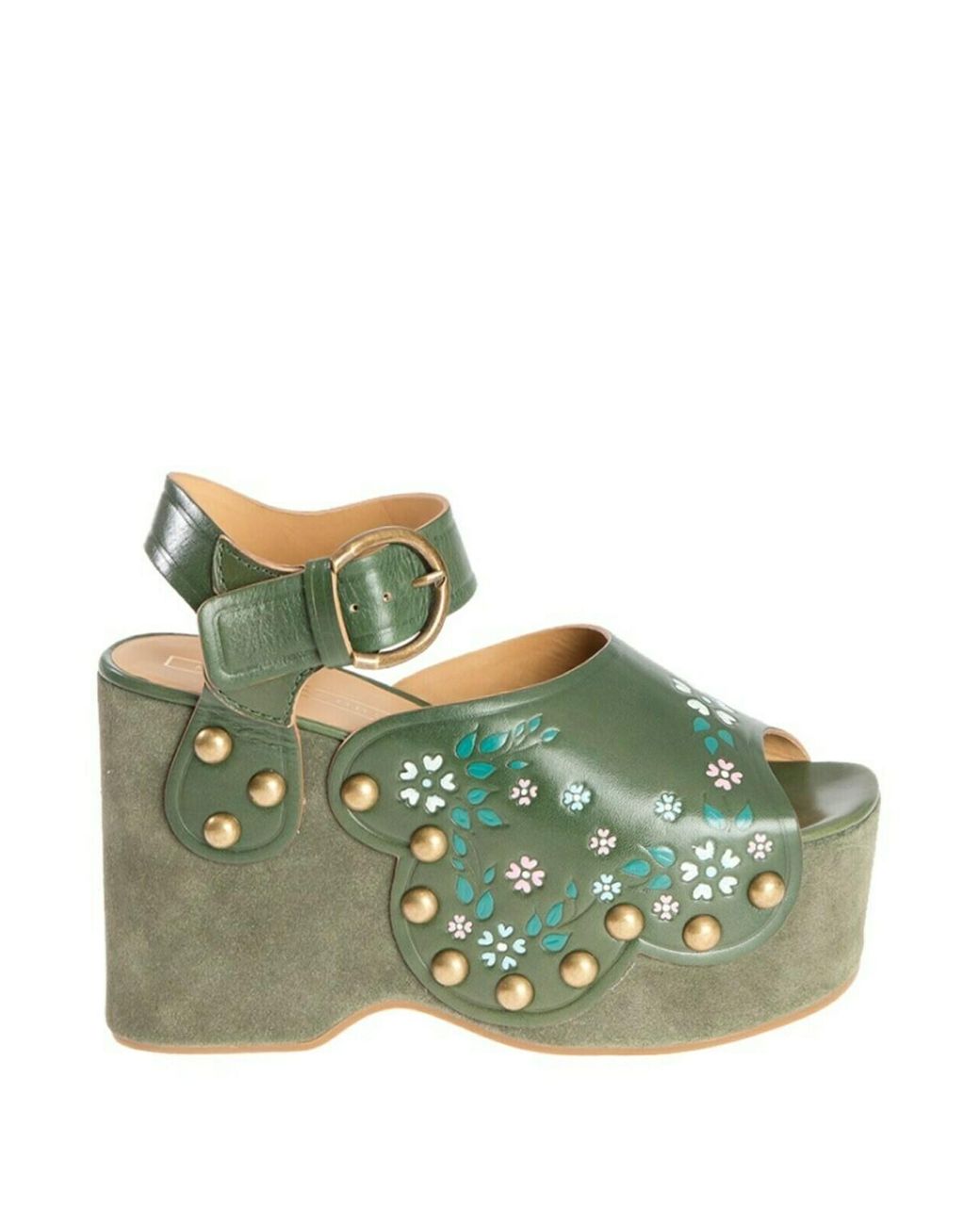 Marc Jacobs Green Leather Sandals