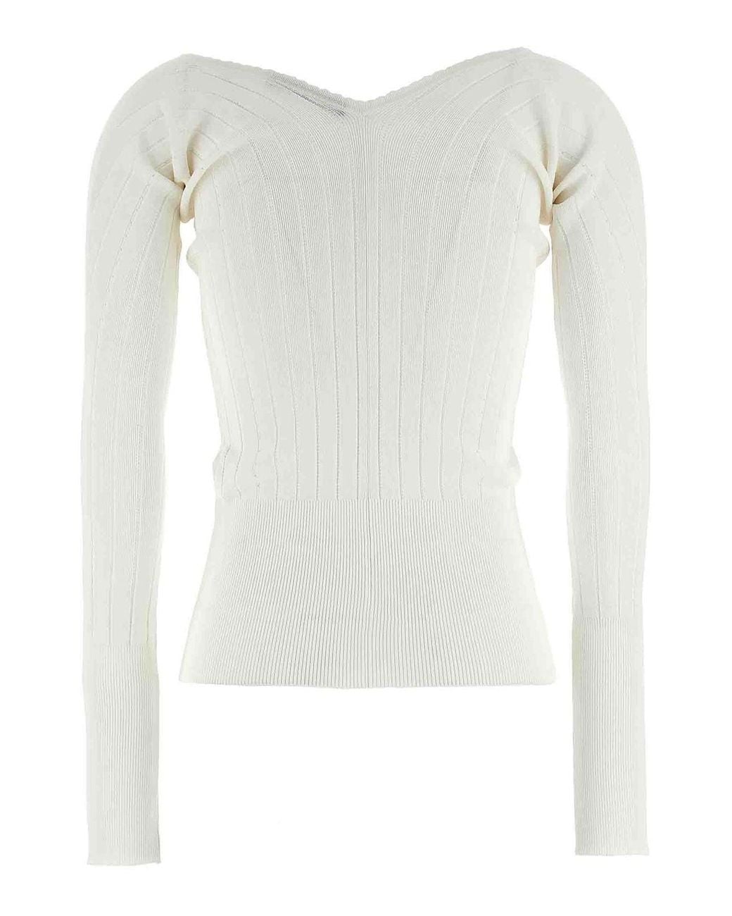Jacquemus White Le Haut Pral Top