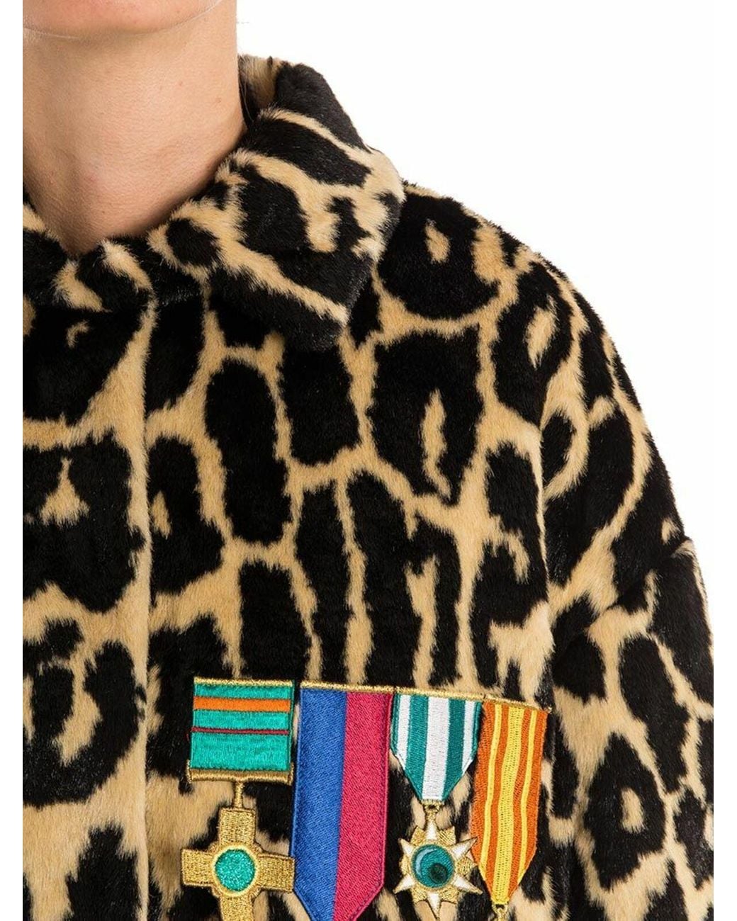 Stella Jean Black Eco-Fur