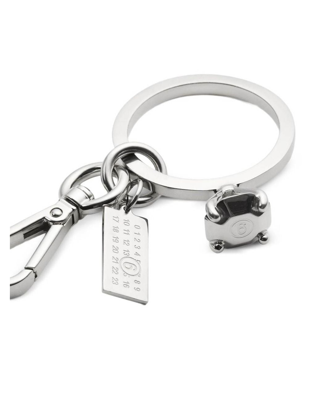 MM6 by Maison Margiela White Diamond Charm