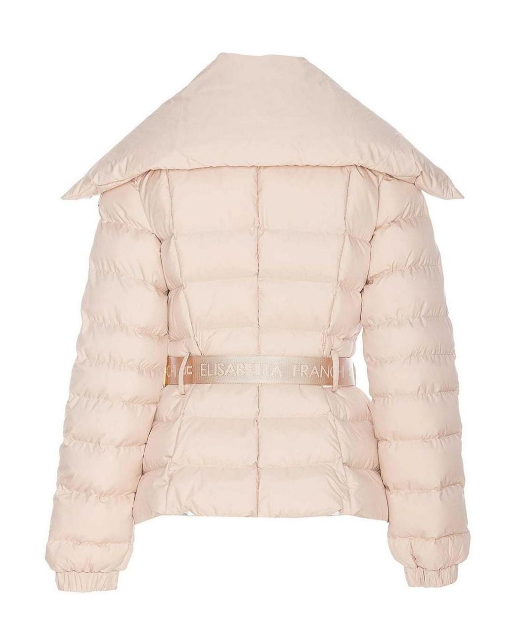 Elisabetta Franchi Natural Padded Down Jacket