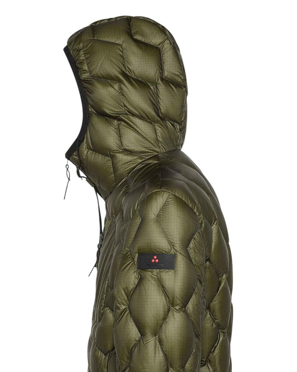 Peuterey Green Padded Coat for men