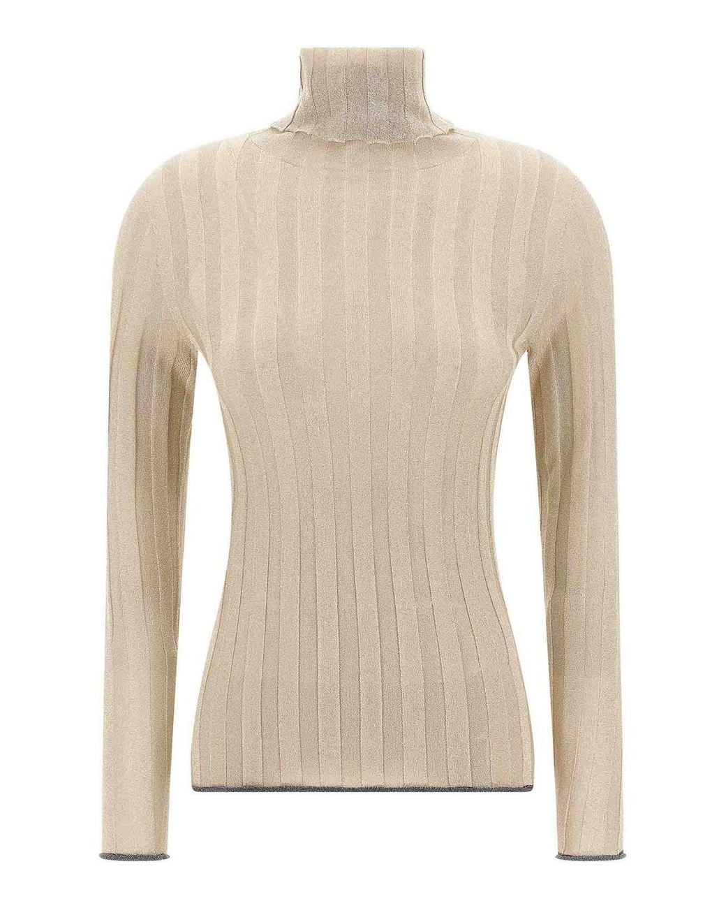 Fabiana Filippi Natural Lurex Sweater