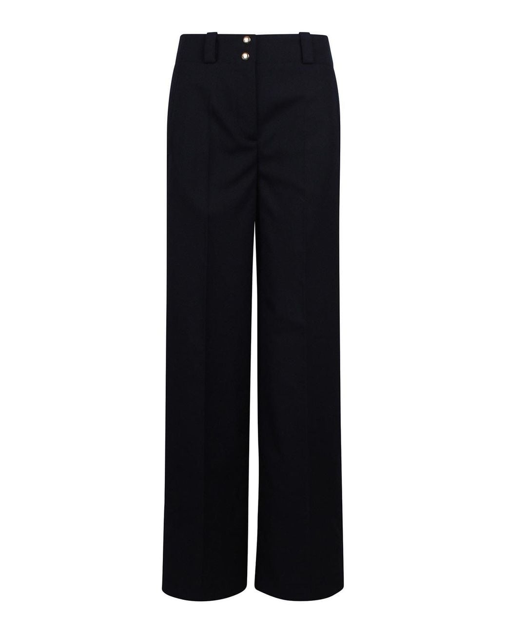 Moncler Blue Palazzo Trousers With Folds