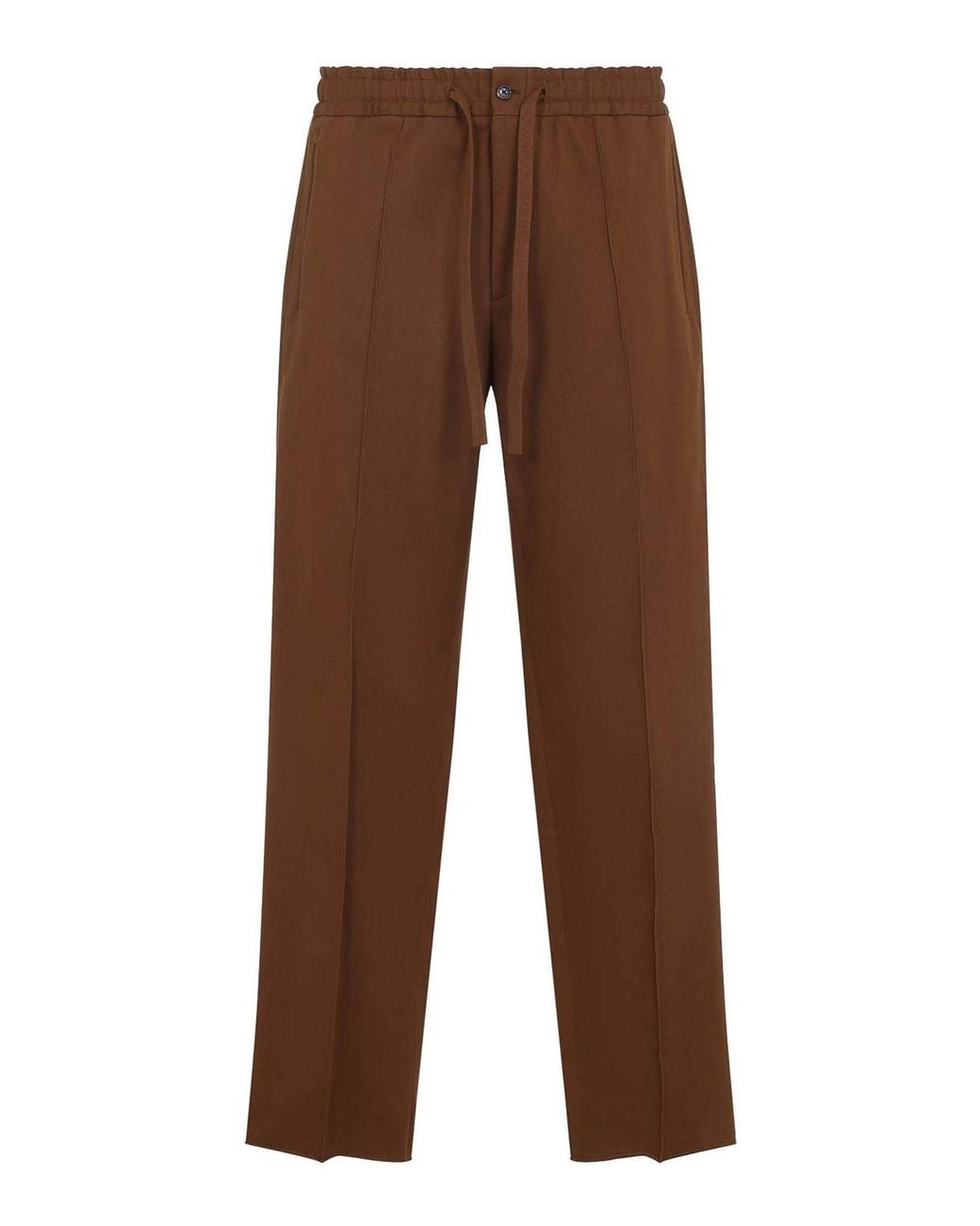 Valentino Brown Wool Pants for men