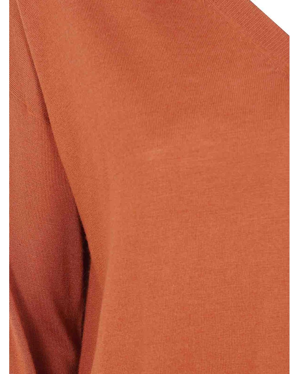 Aspesi Orange V Neck Sweater