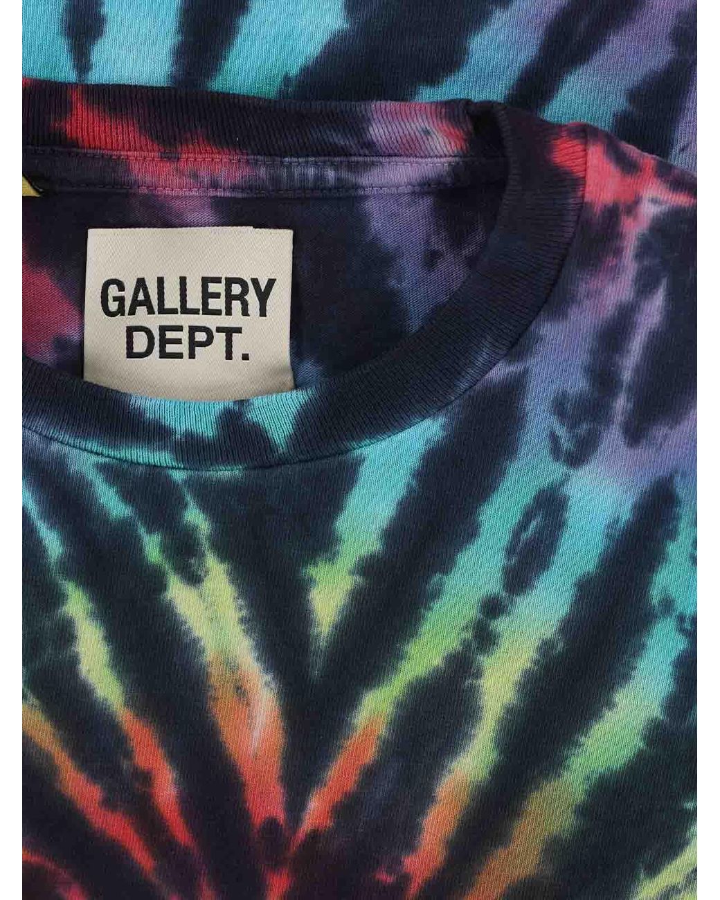 GALLERY DEPT. Blue Tie-Dye Print T-Shirt for men
