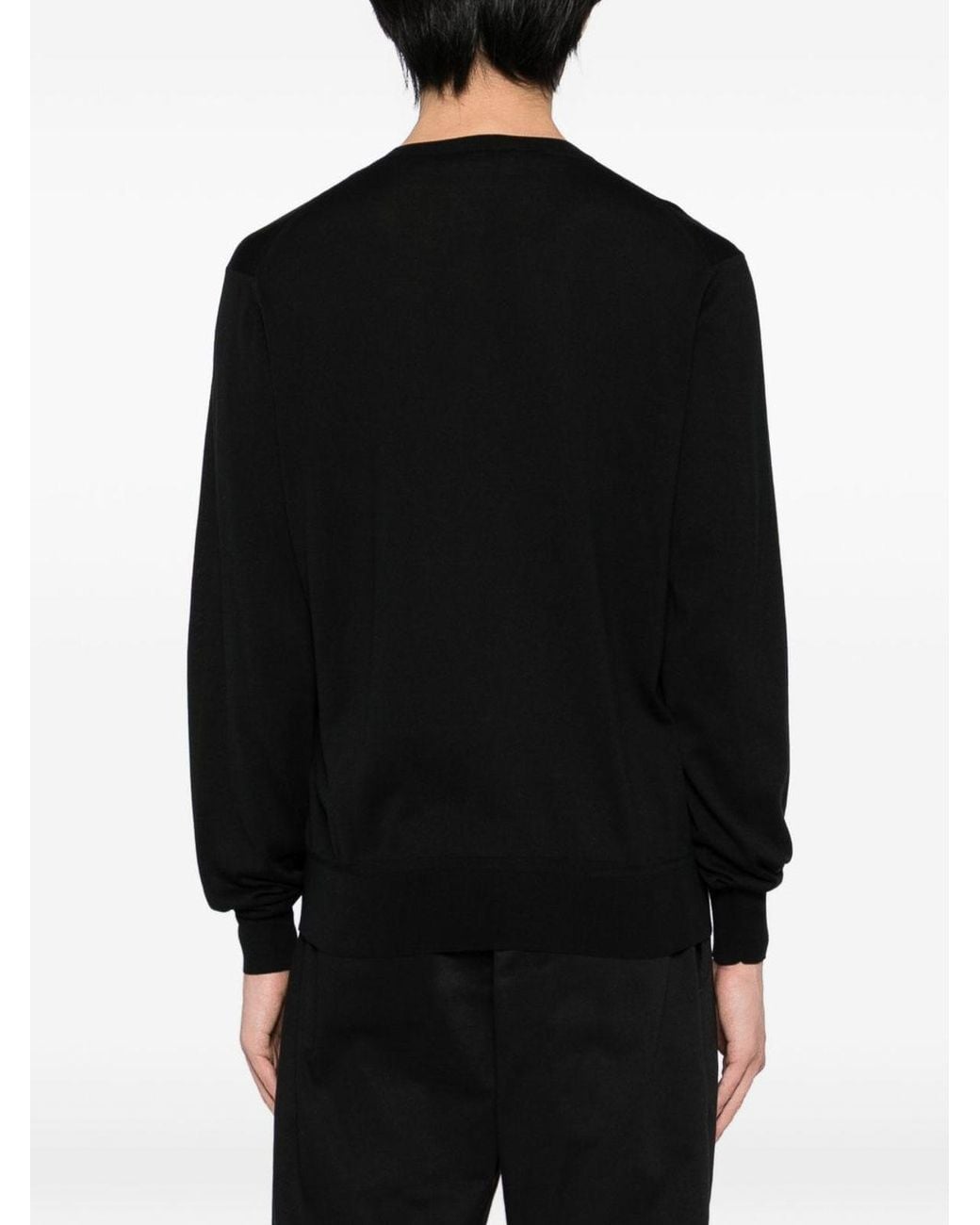 Tom Ford Black Crew Neck Sweater for men