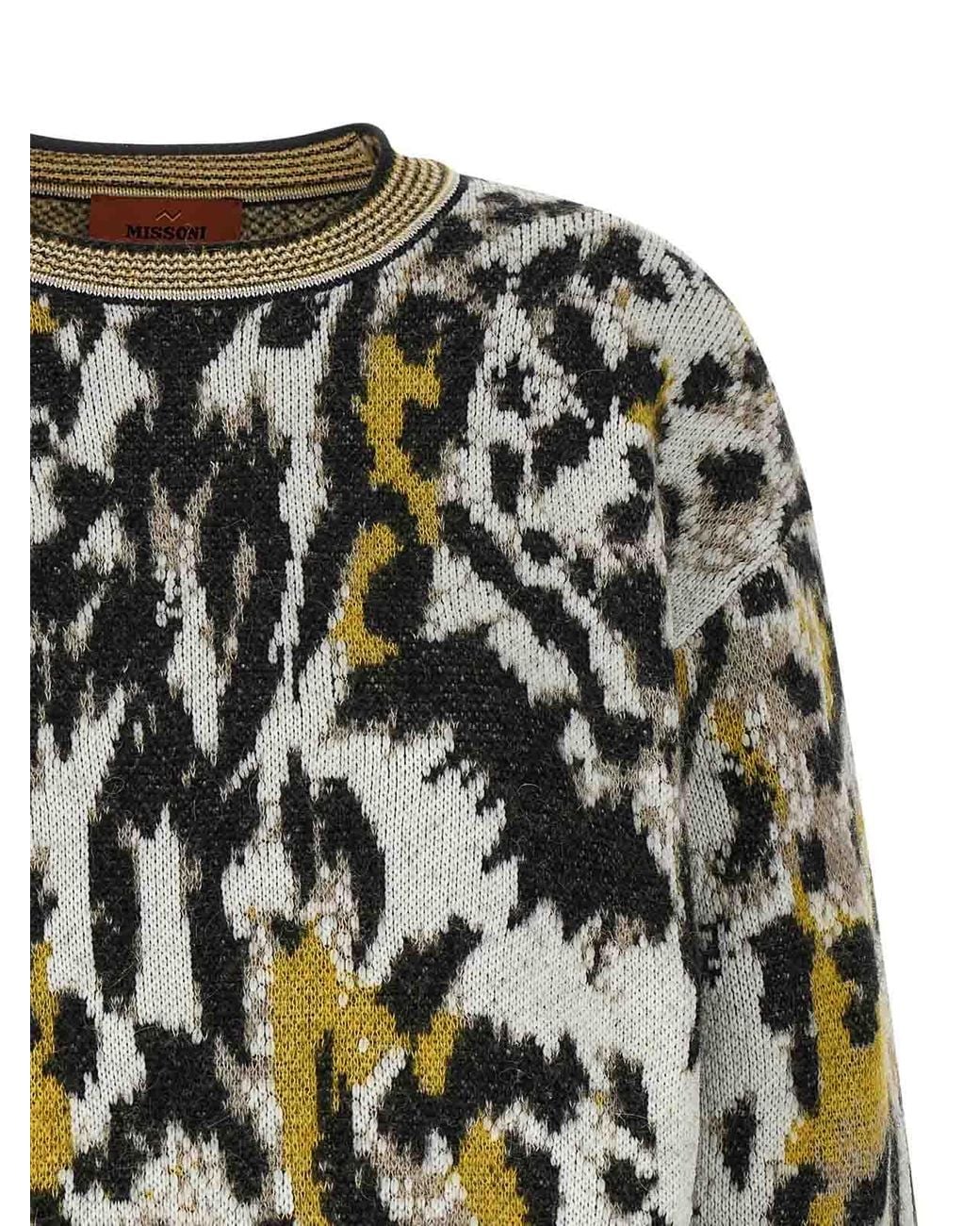 Missoni Black Animalier Motif Sweater