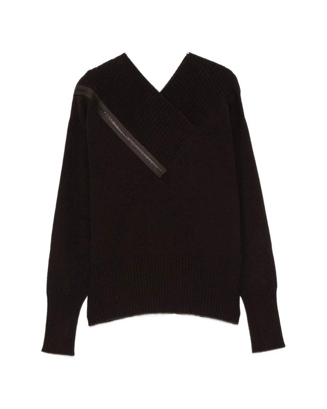 D. EXTERIOR Black Sweater
