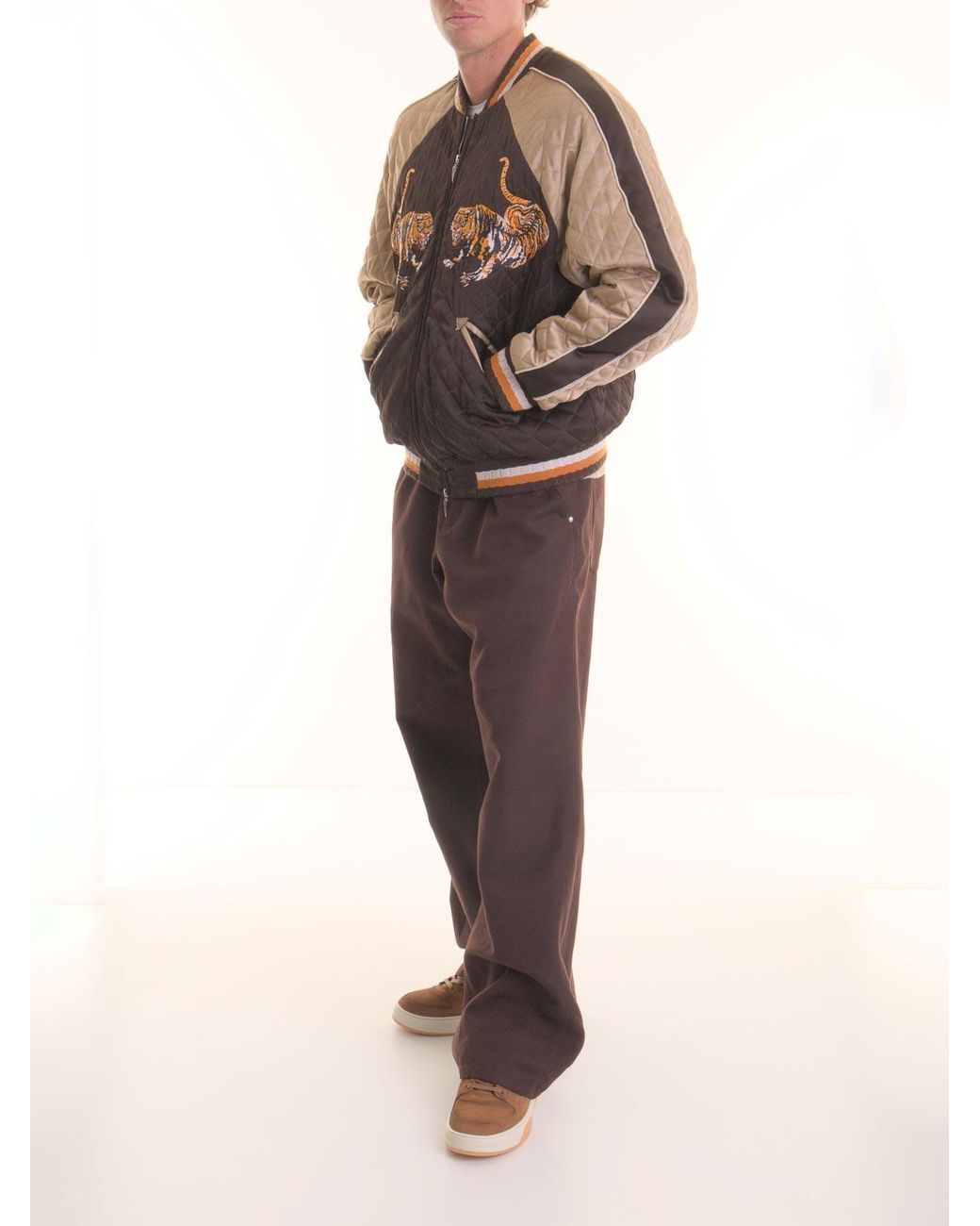 Roberto Cavalli Brown Jacket for men