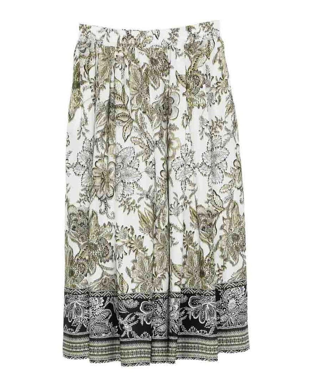 Fay White Mini Skirt