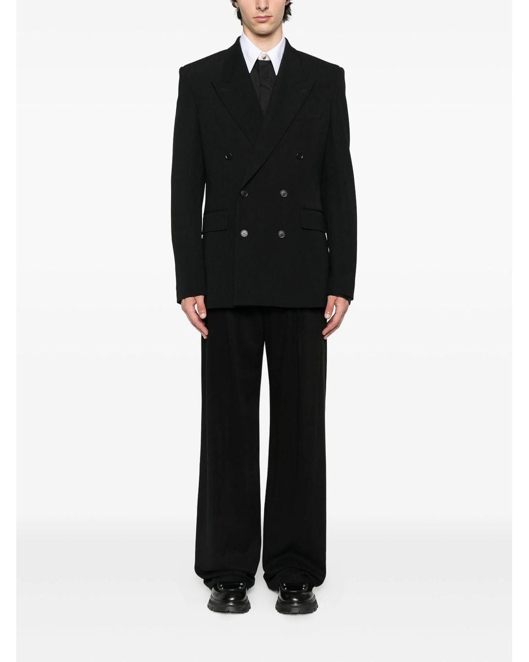 Camicia Ls di Balmain in Black da Uomo