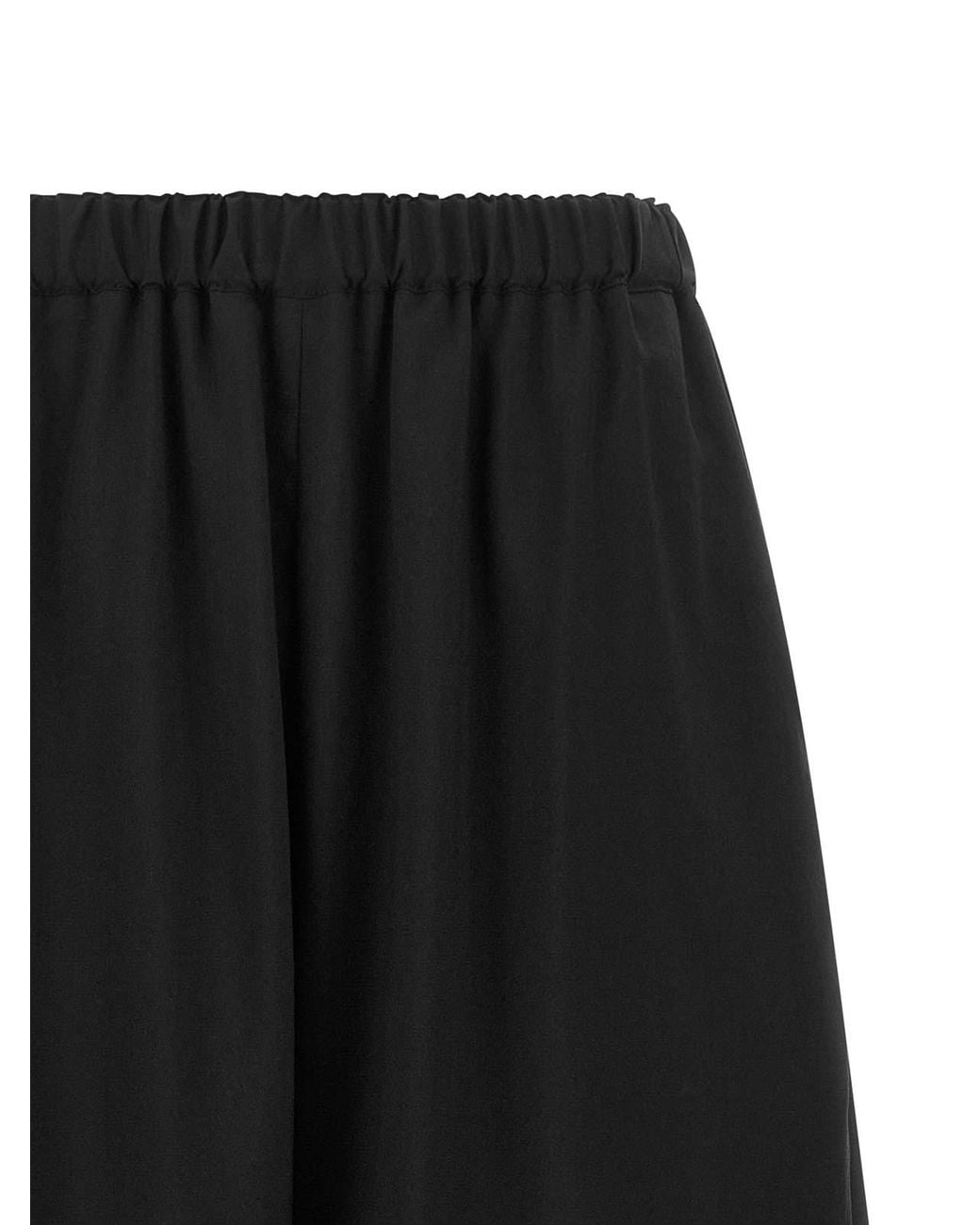 Comme des Garçons Black Wool Culotte Pants