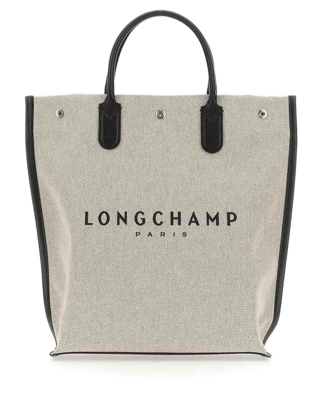 Longchamp Gray Essential Medium Shopping Bag