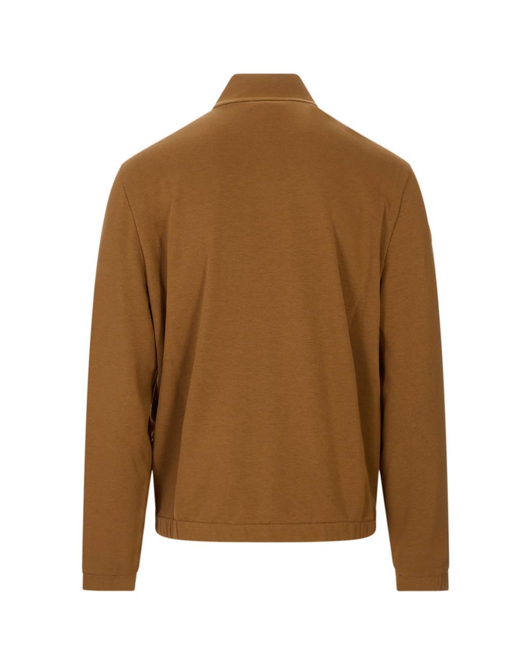 Moncler Brown Open Sweatshirt With Hood for men