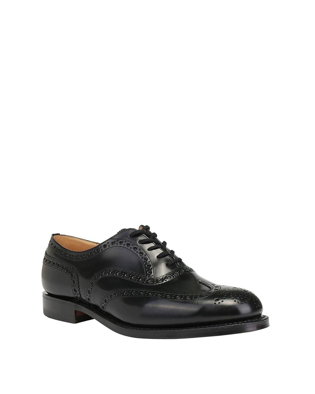 Church's Black Leather Brogues for men