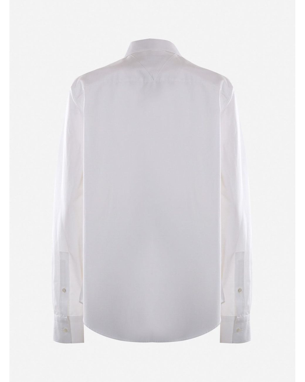 Bottega Veneta White Basic Shirt Made Of Cotton