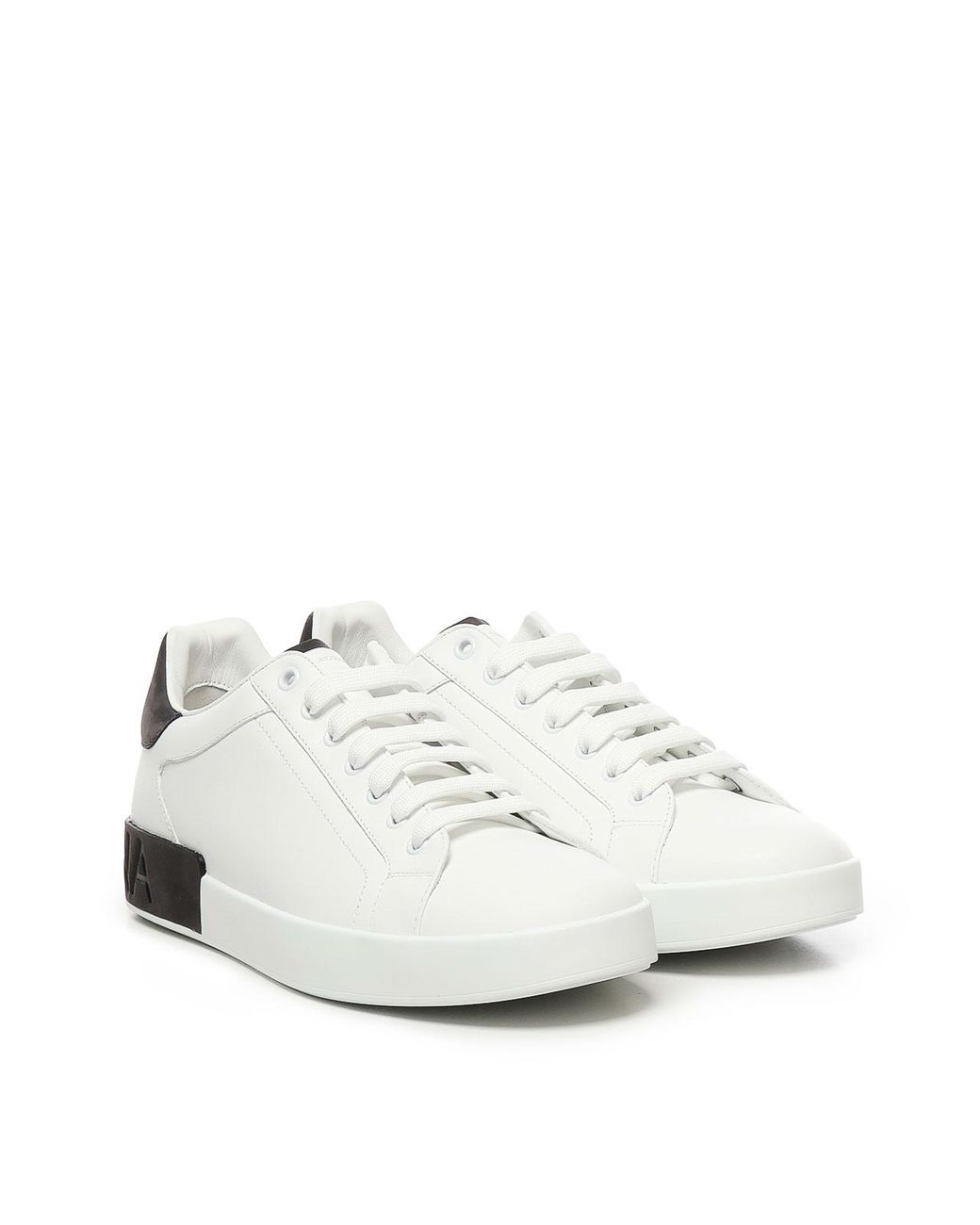 Dolce & Gabbana White Sneakers Lambskin for men
