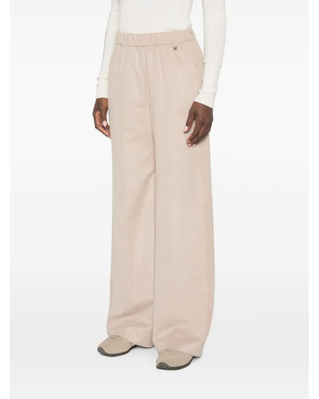 Herno Natural Side Band Resort Trousers