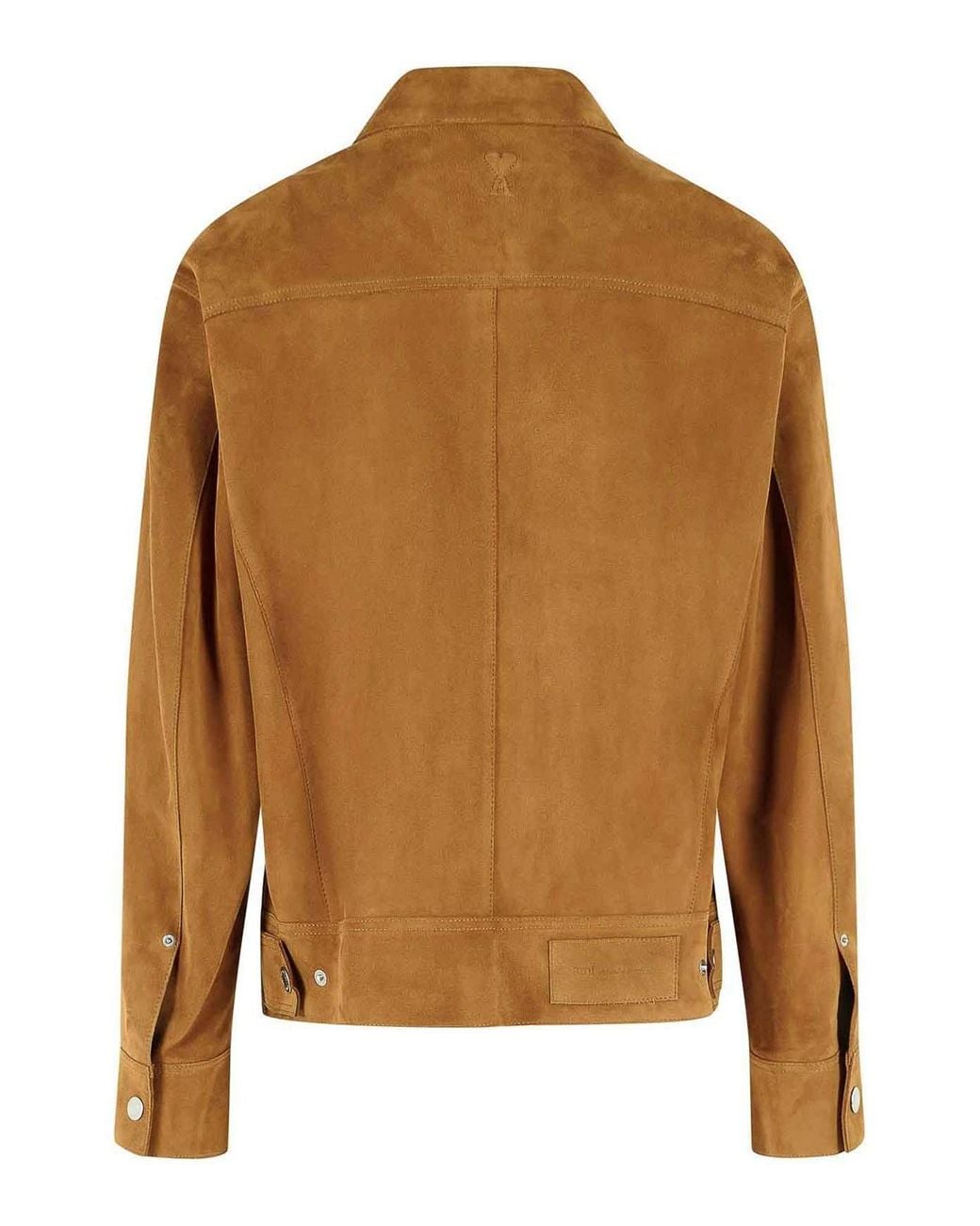 Chaqueta De Cuero AMI de hombre de color Brown