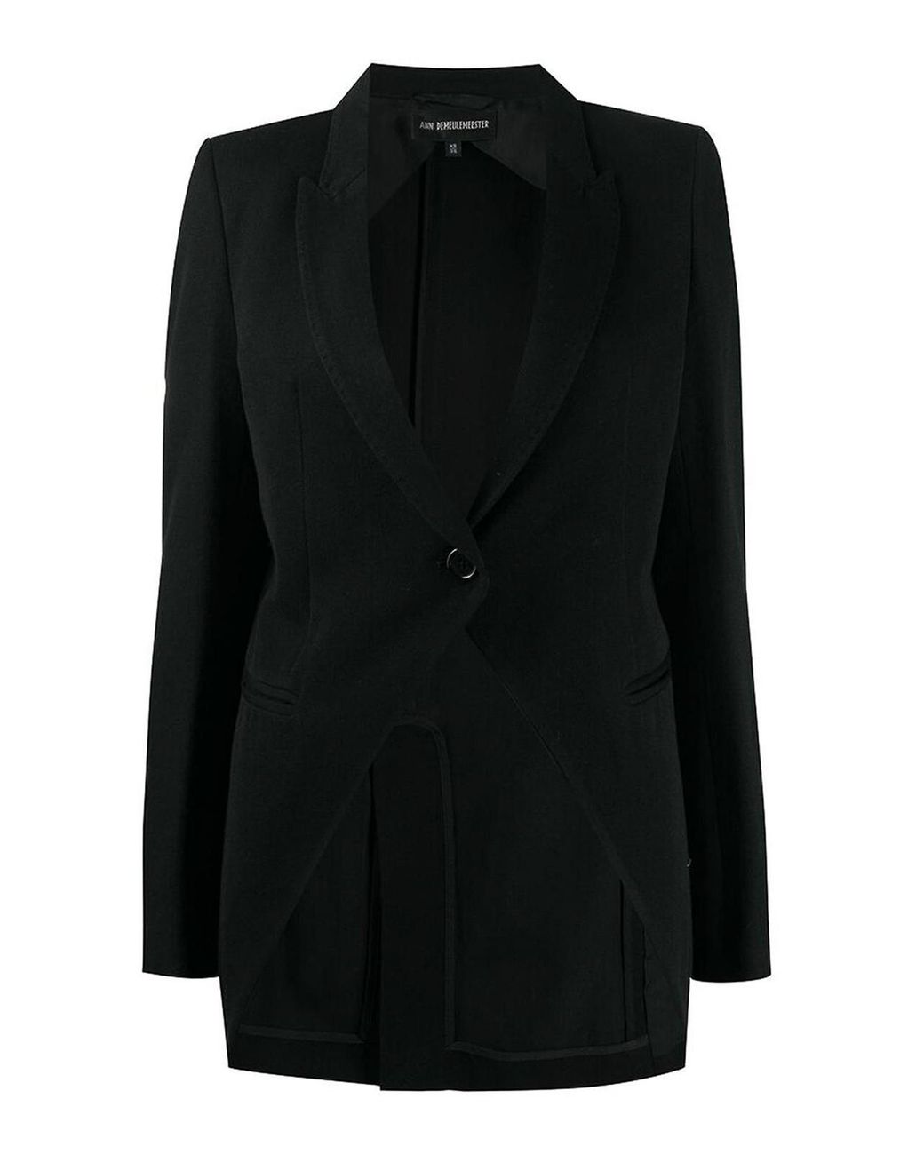 Ann Demeulemeester Black Cavalier Blazer