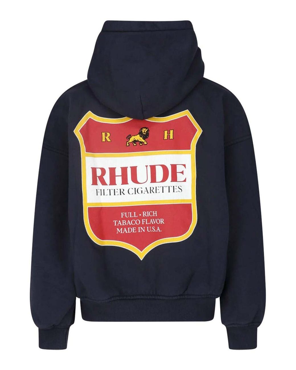 Rhude Blue Filatro Crest Ls Hoodie for men