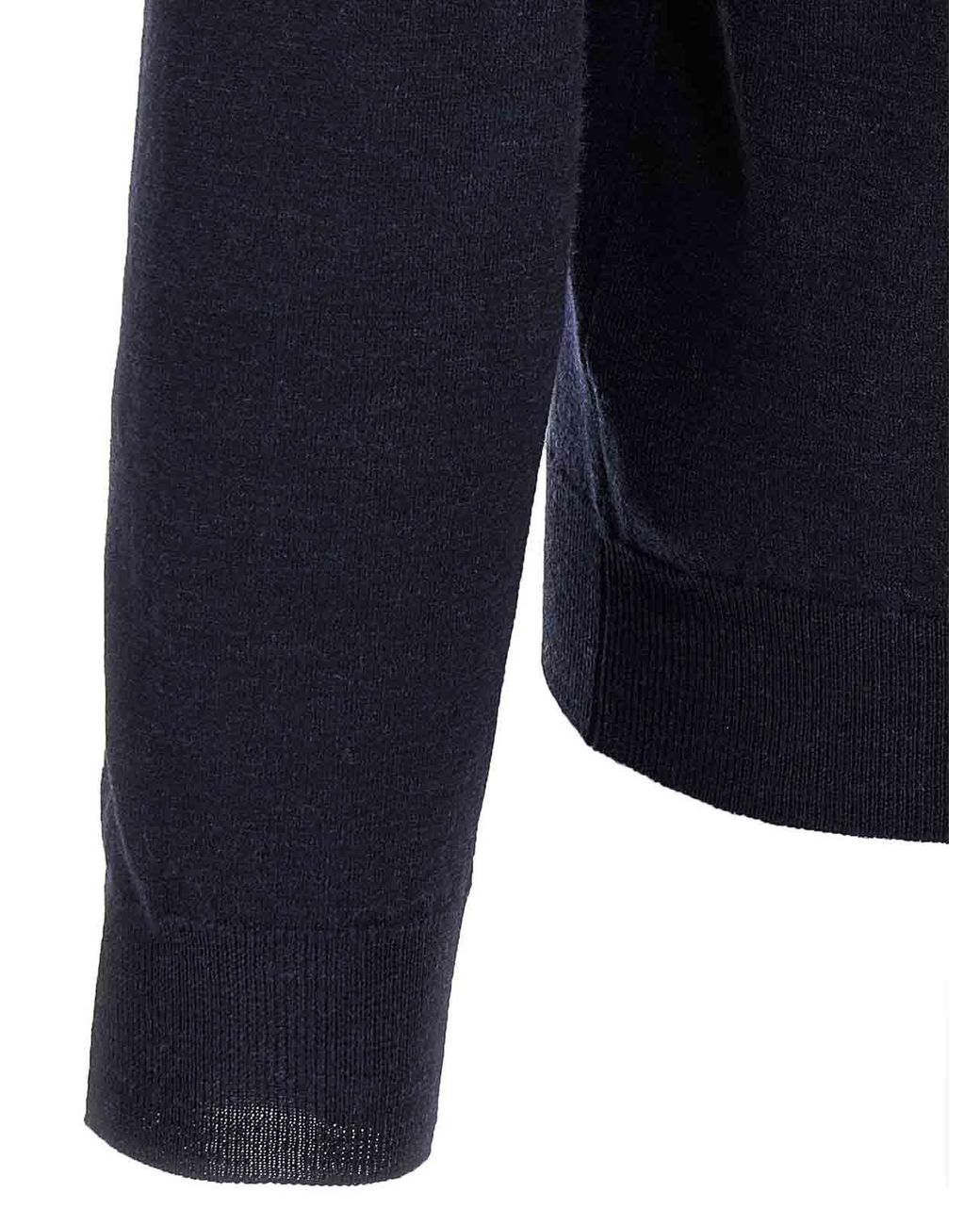 Pull Col Rond Zanone pour homme en coloris Blue