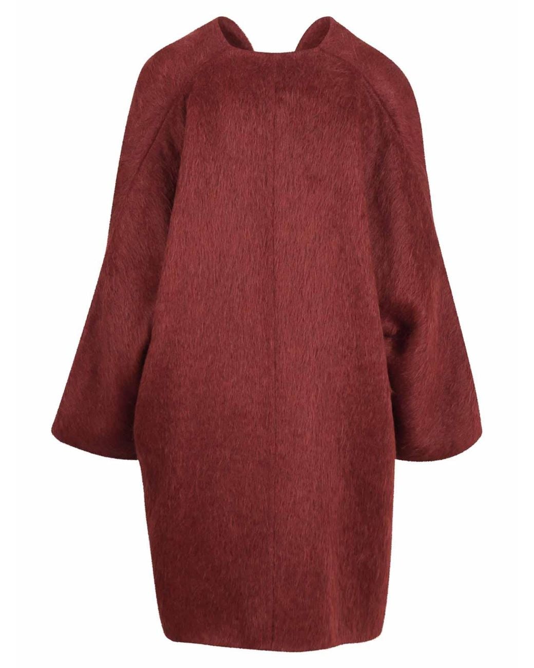 Max Mara Long-Haired Wool And Alpaca Coat