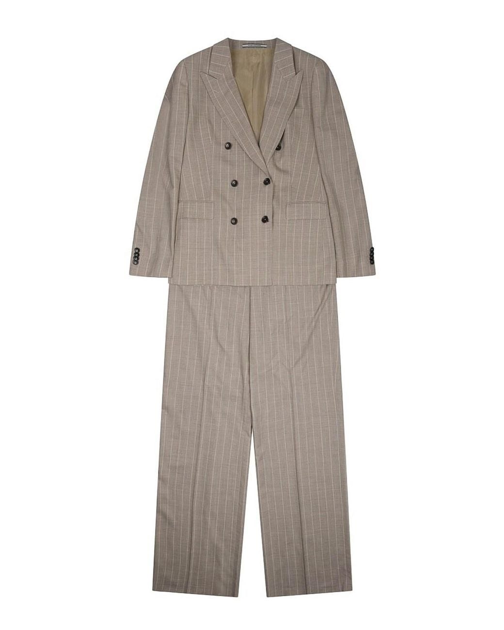 Tagliatore Gray Two-Piece Wool Suit