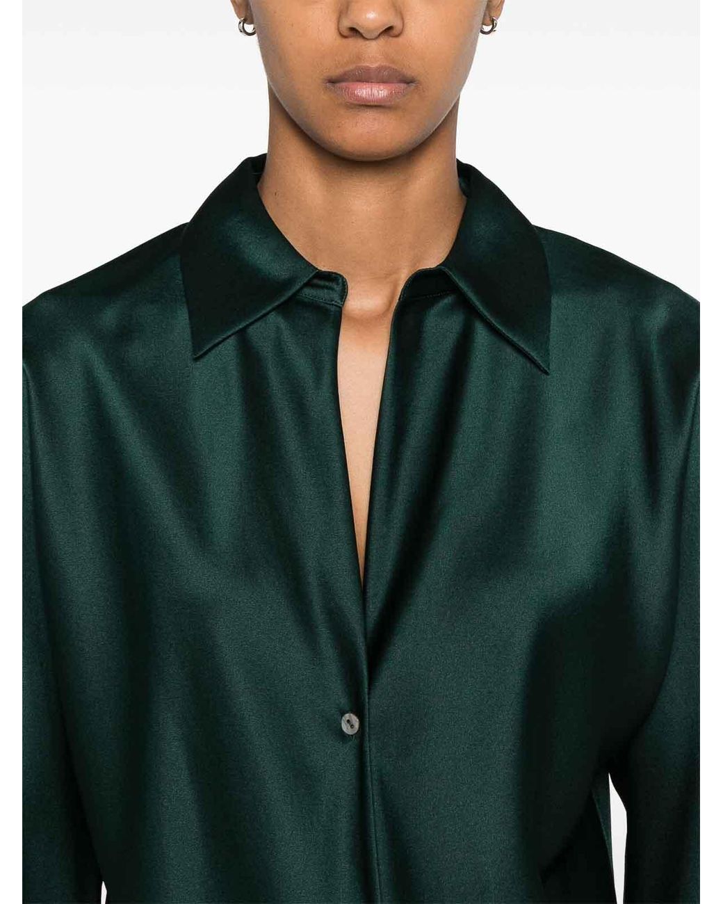 Vince Green Bias Ls Blouse