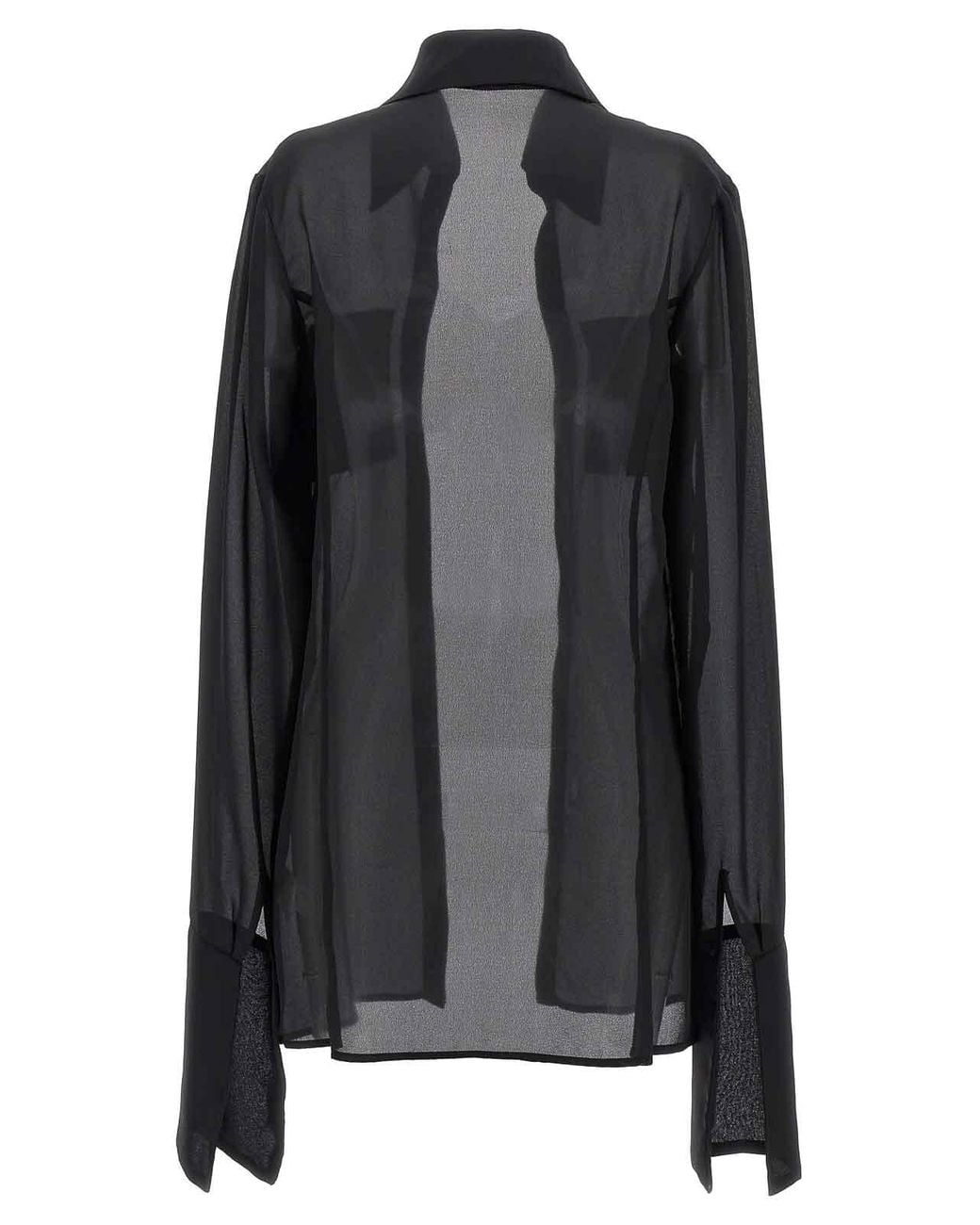 Camisa 'Georgette' Monot de color Black