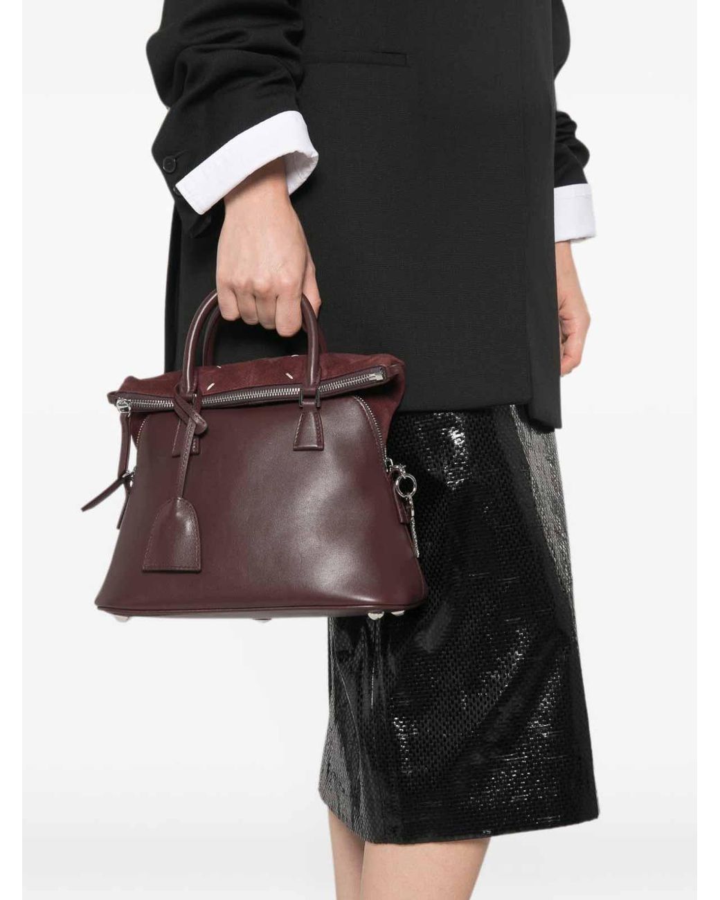 Maison Margiela Brown Leather Cross Body Bag