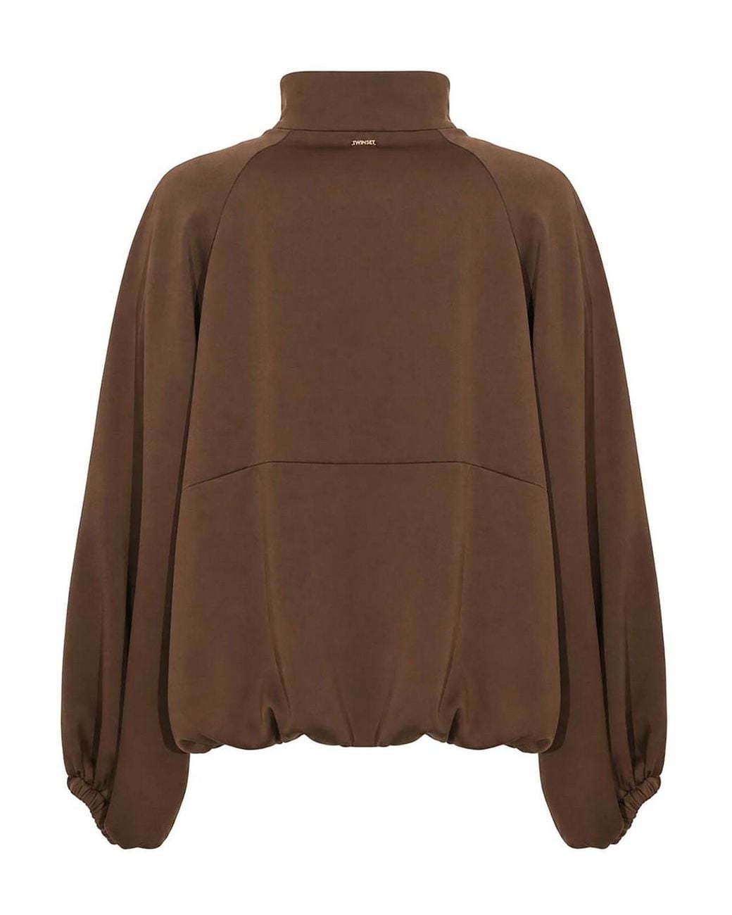 Twinset Brown Balloon Jacket