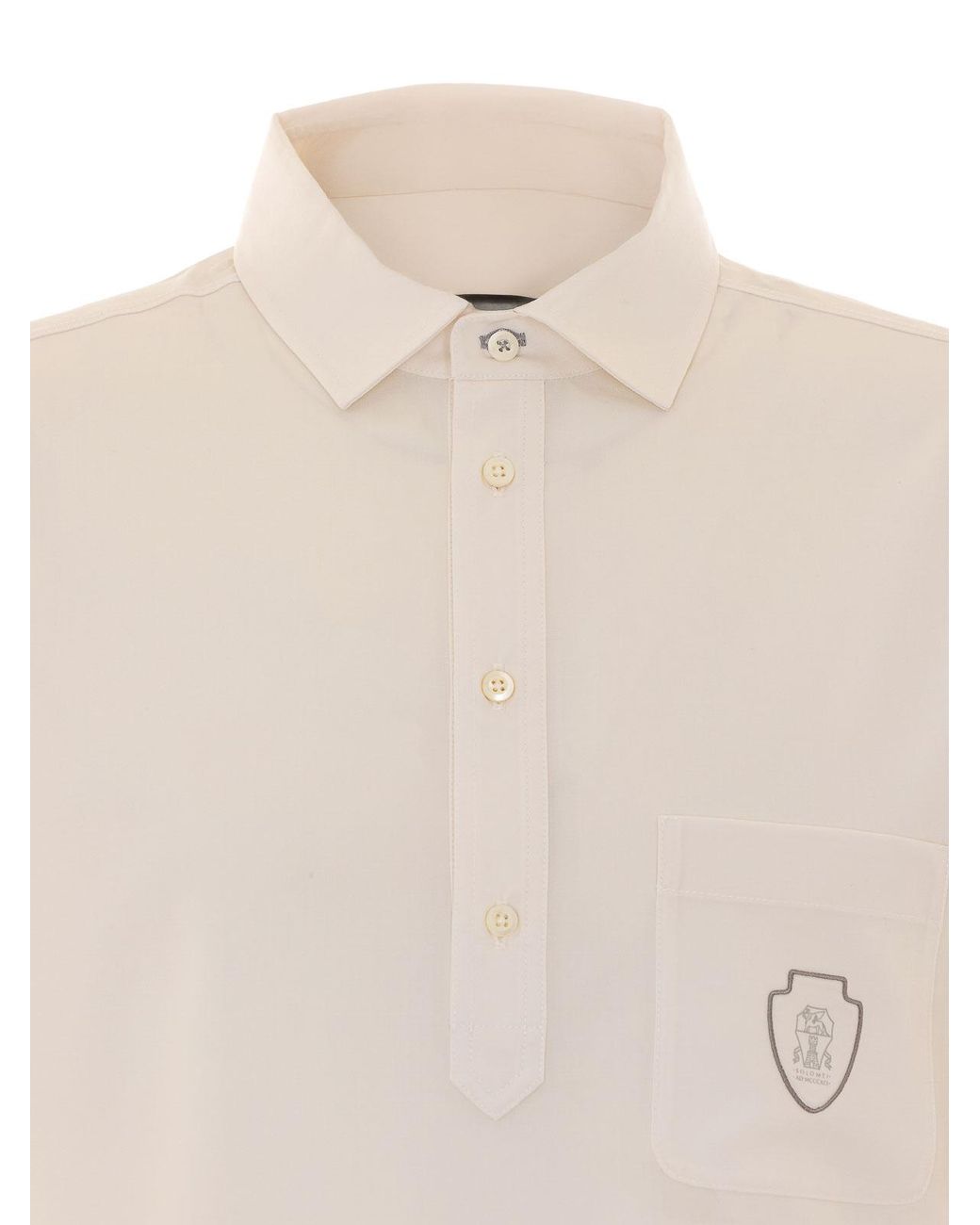 Brunello Cucinelli White T-Shirt for men