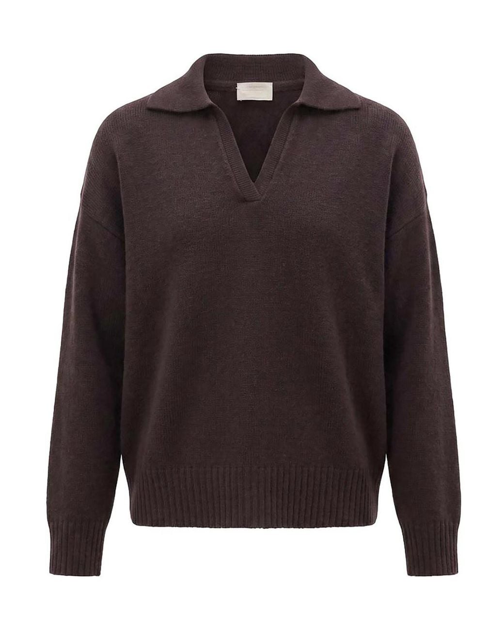 Drumohr Brown Polo Neck Sweater