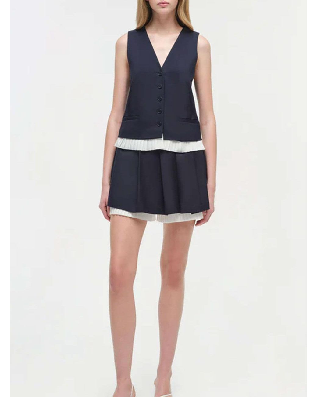 Jonathan Simkhai Blue Suzie Shorts