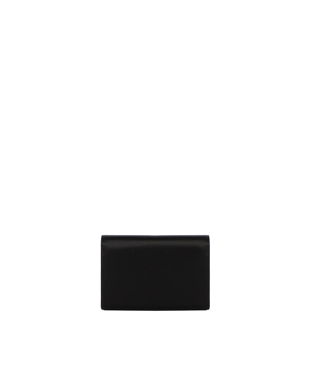 Roger Vivier Black Efflorescence Mini Satin Clutch