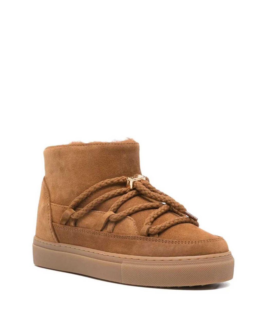 Inuikii Brown Leather Ankle Boots